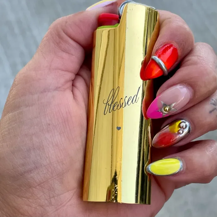 Custom Gold Lighter Case