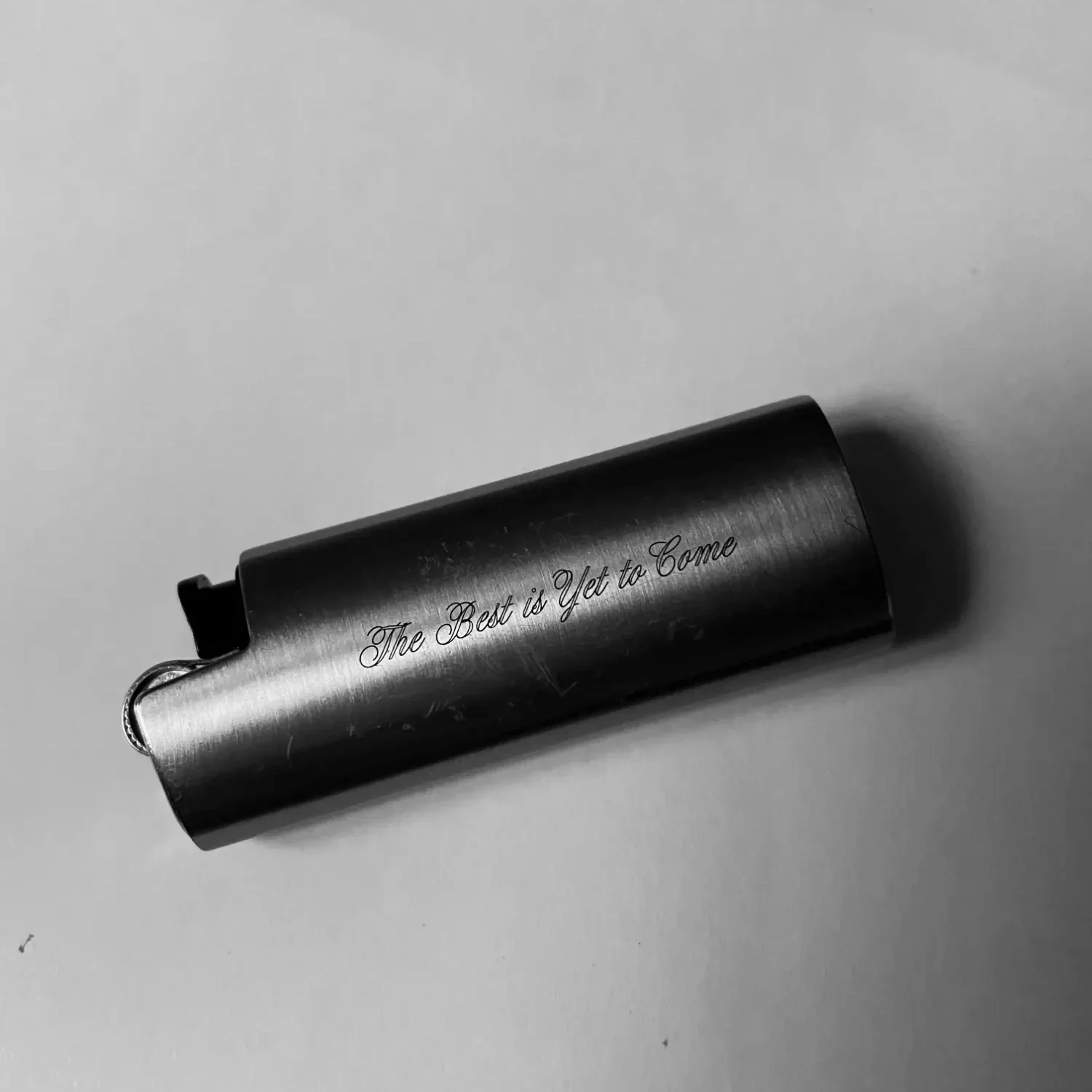 Custom Silver Mini Lighter Case