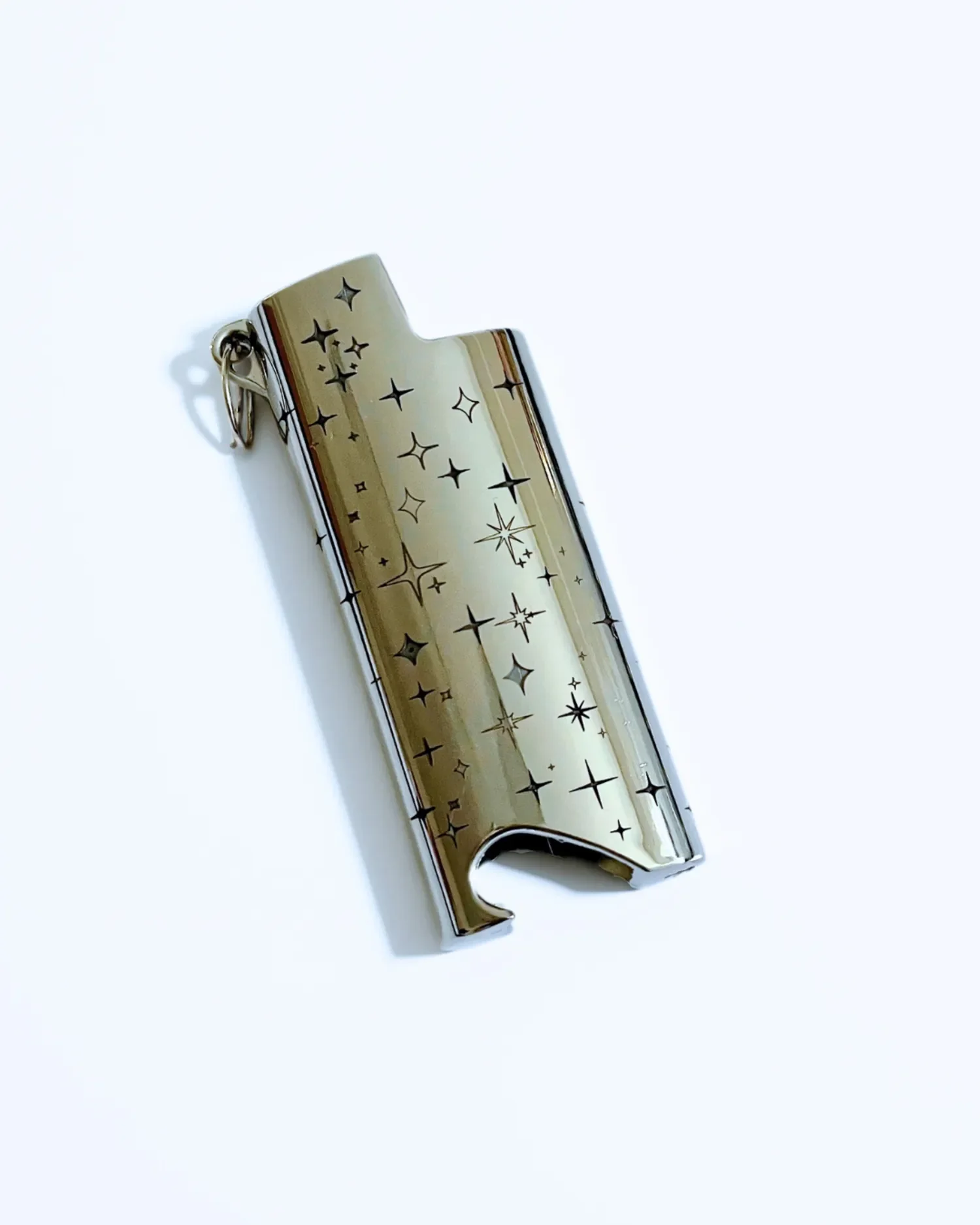 Star Spangled Lighter Case Keychain
