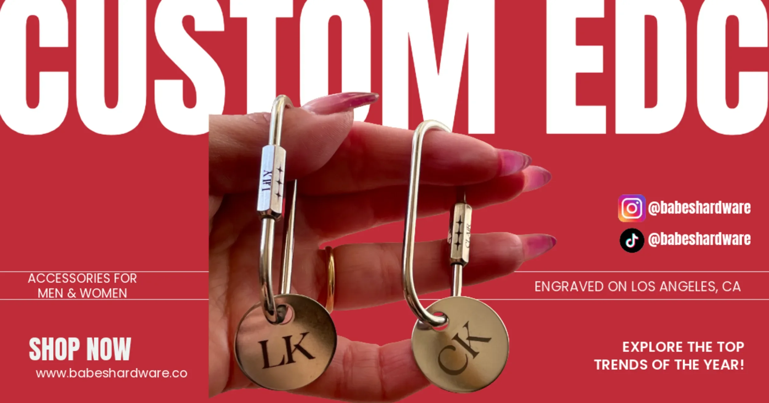 Custom everyday carry for men and women by Babes Hardware