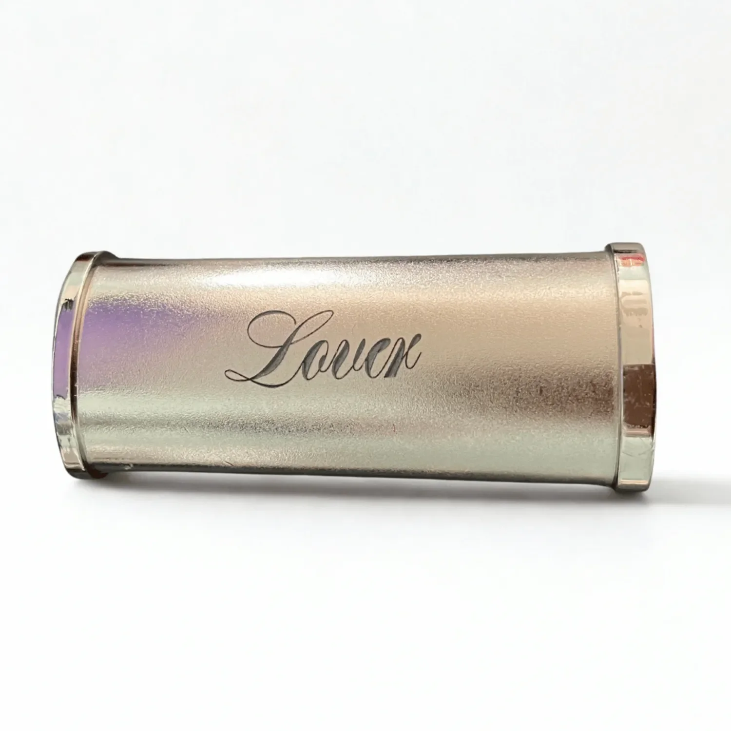 Engraved Silver Steel Bic Lighter Sleeve