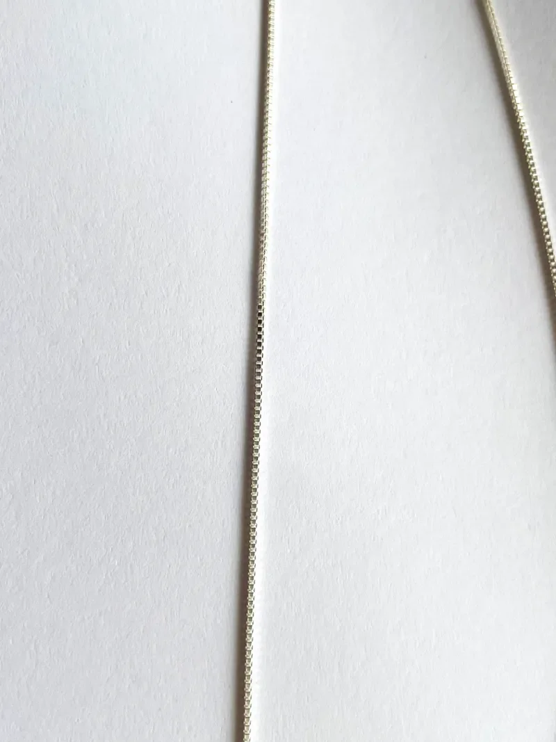 Sterling silver box chain