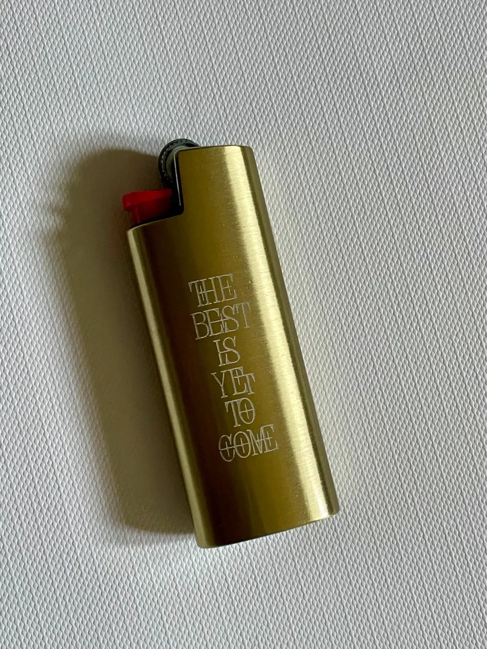 Personalized metal mini bic J5 lighter cover
