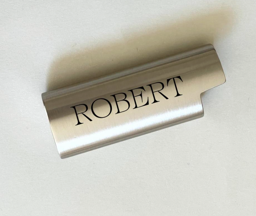 Custom Silver Mini Lighter Case by Babe's Hardware