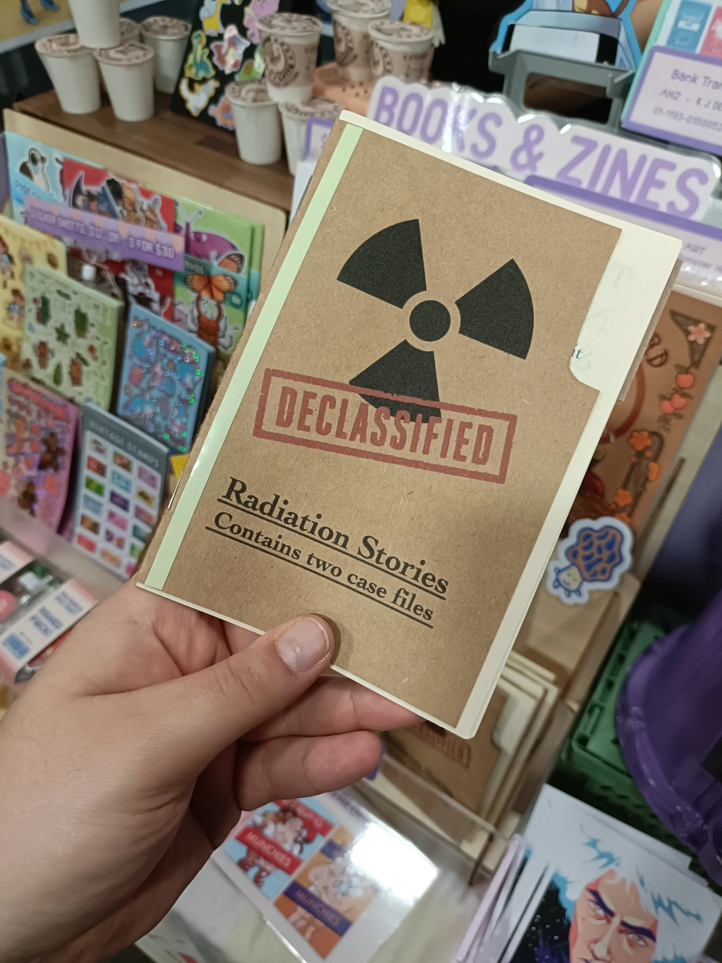 A zine where I share two stories about radiation incidents.  The Demon Core & The Radium Girls.