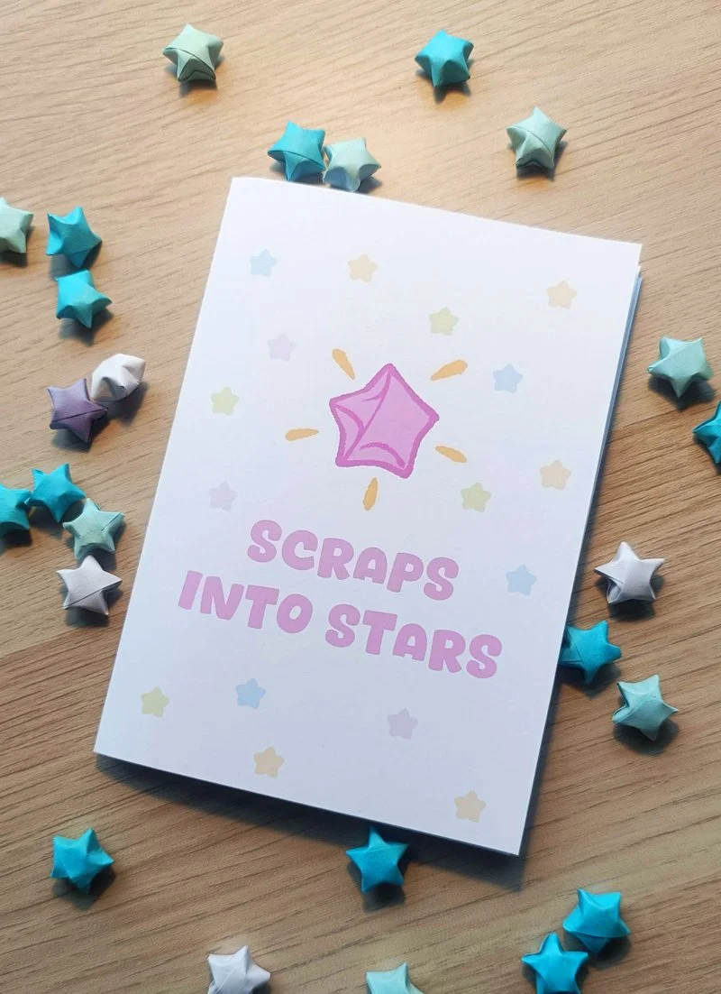 A zine how-to make paper stars