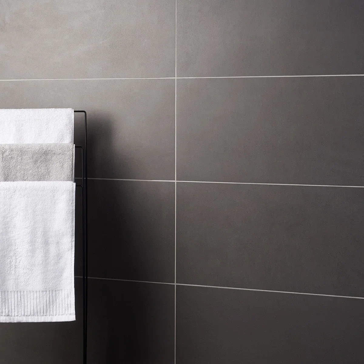 Dark tiles with epoxy grout auckland