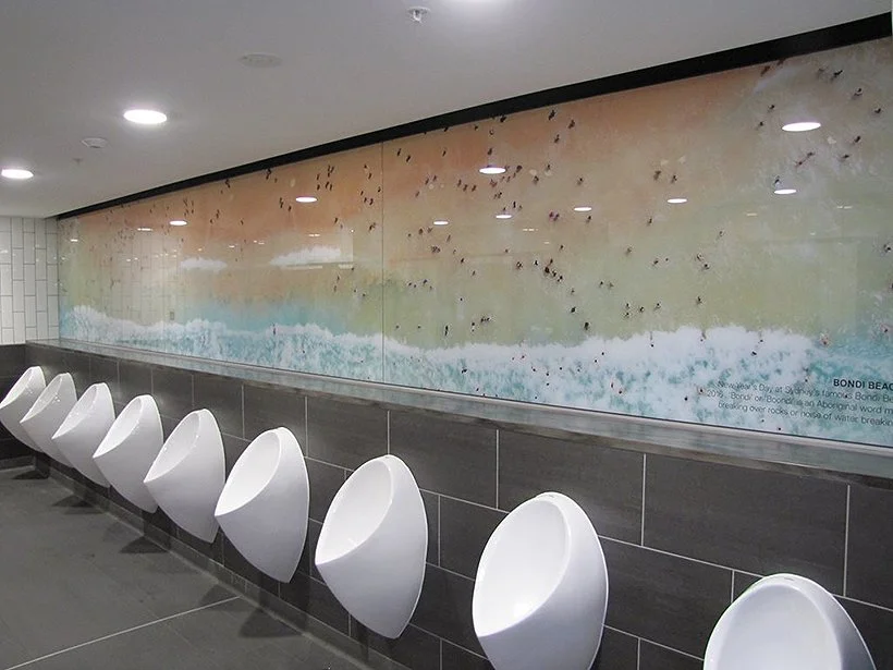 commercial epoxy grouting for public bathroom