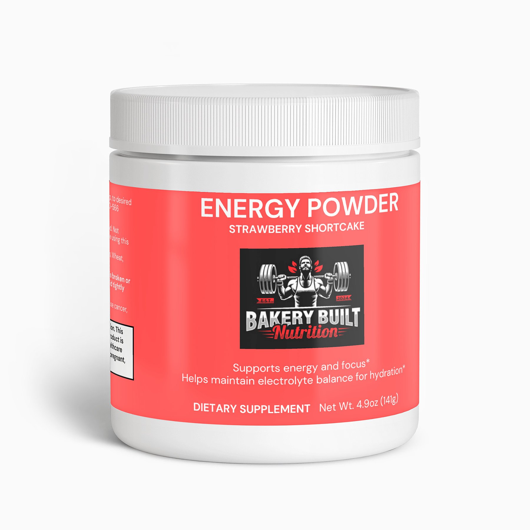 Energy Powder (Strawberry Shortcake)