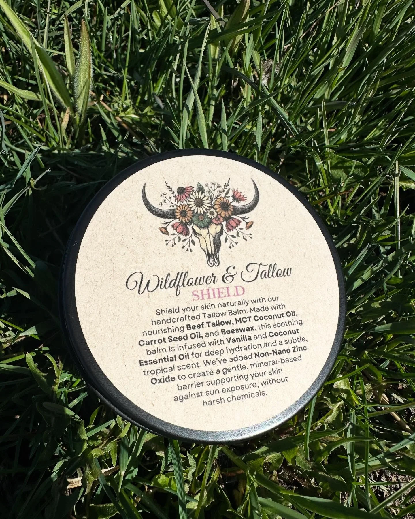 ☀️ INTRODUCING our SHIELD Tallow Balm ☀️ 

Nourish + Protect Your Skin, Naturally

Shield your skin the way nature intended&mdash;with rich, whole ingredients and zero harsh chemicals. Our handcrafted SHIELD Balm is formulated with grass-fed Beef Tal