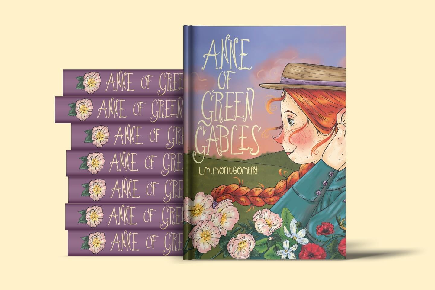 Anne of Green Gables Book Cover and endpapers! This was sooo much fun!💐🍃

~~~~~~~~~~~~~~~~~~~~~~~~~~~~~~
#illustration #bookillustration #artistachilena #ilustracion #art