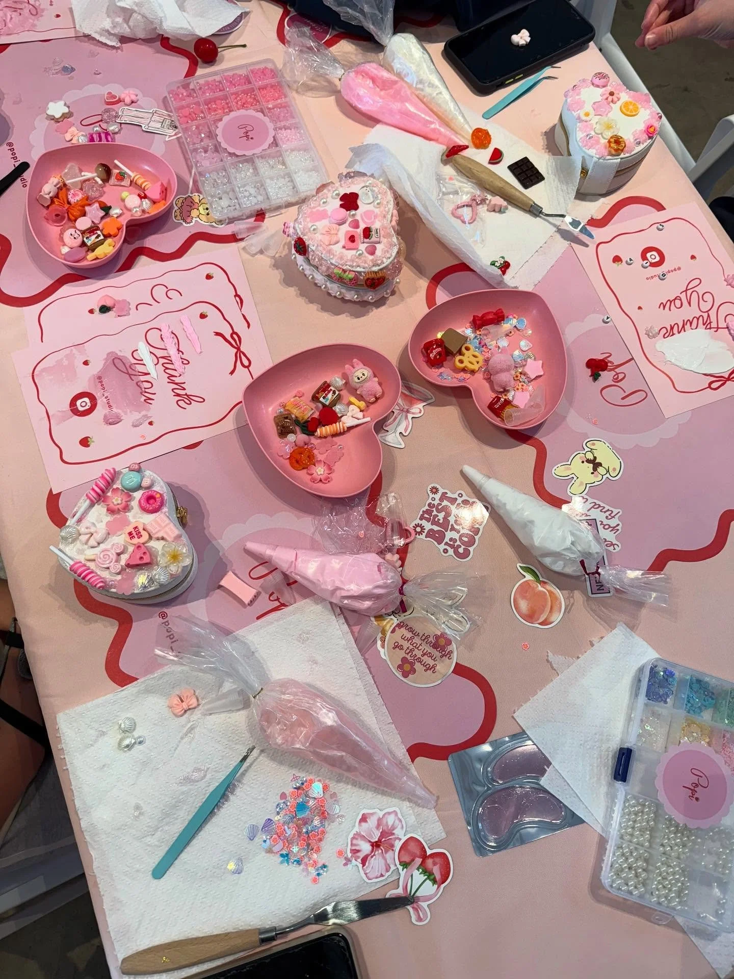 Popi studi pop up party 🍒🍓🌸💗✨ Thanks for making it a day full of colour and creativity &ndash; we can&rsquo;t wait to do it again! 💗 Book your next party with Popi 🍒