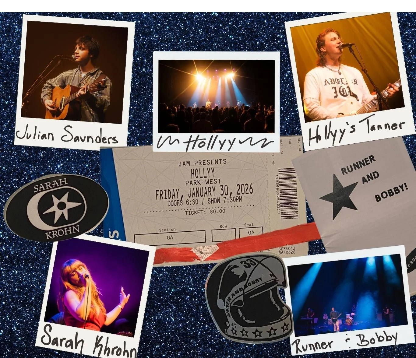 A Snowy Night at Park West: Triple Threat of Openers Followed by Hollyy’s Retro-Rock Energy