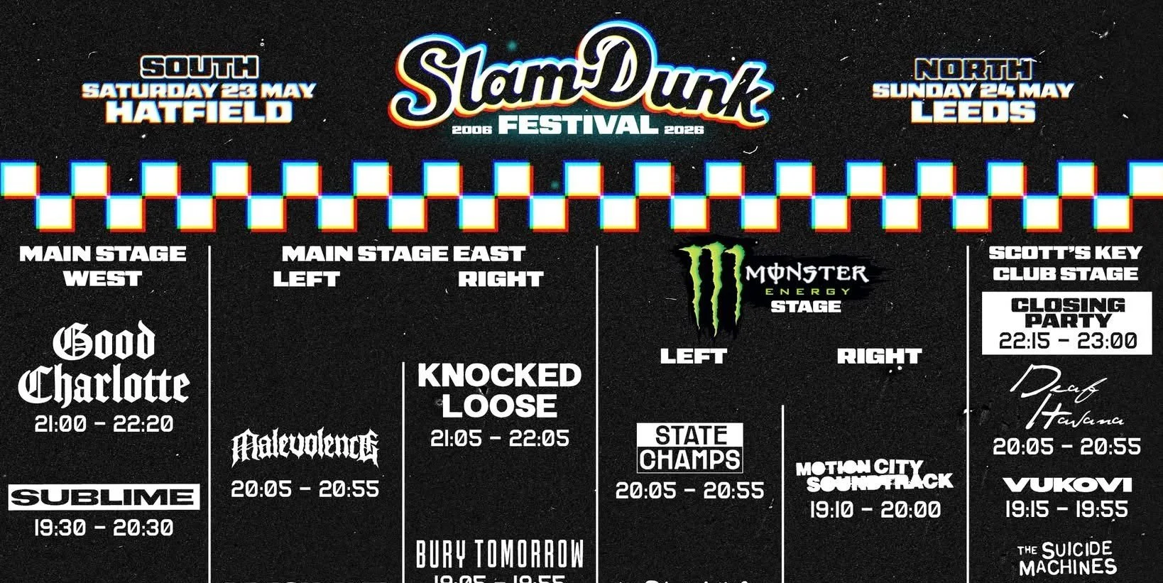 Slam Dunk Drop Set Times &amp; Reveal Dedicated Stage To Festival Legend