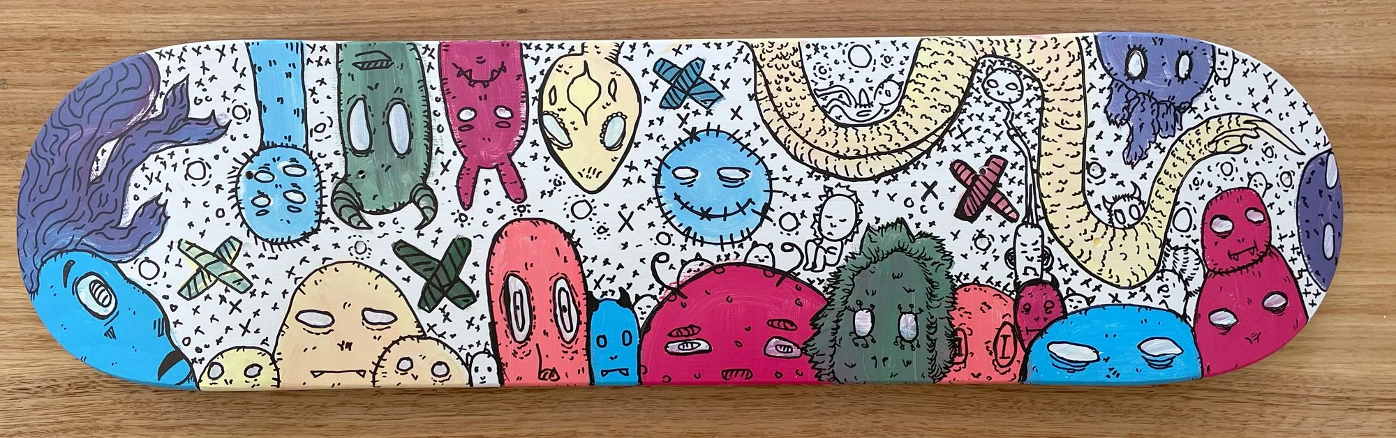 Creatures on Deck_ SOLD $150.00 AU..... enquire for commission