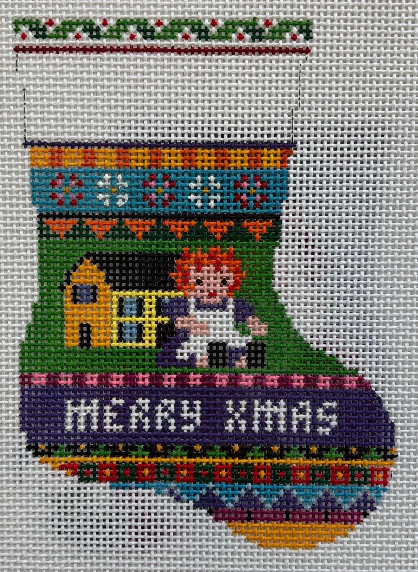 Bold Stripe, Doll House, Mini Stocking