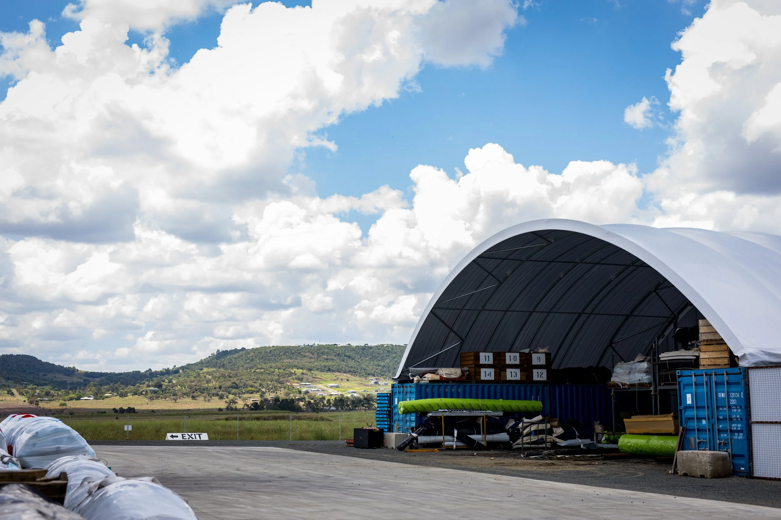 Inside view of DDT industrial textile manufacturing facility.