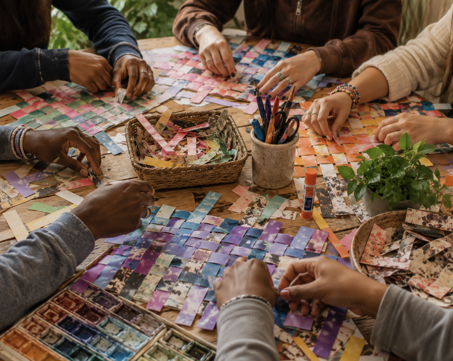 Teen Paper Weaving Workshop
