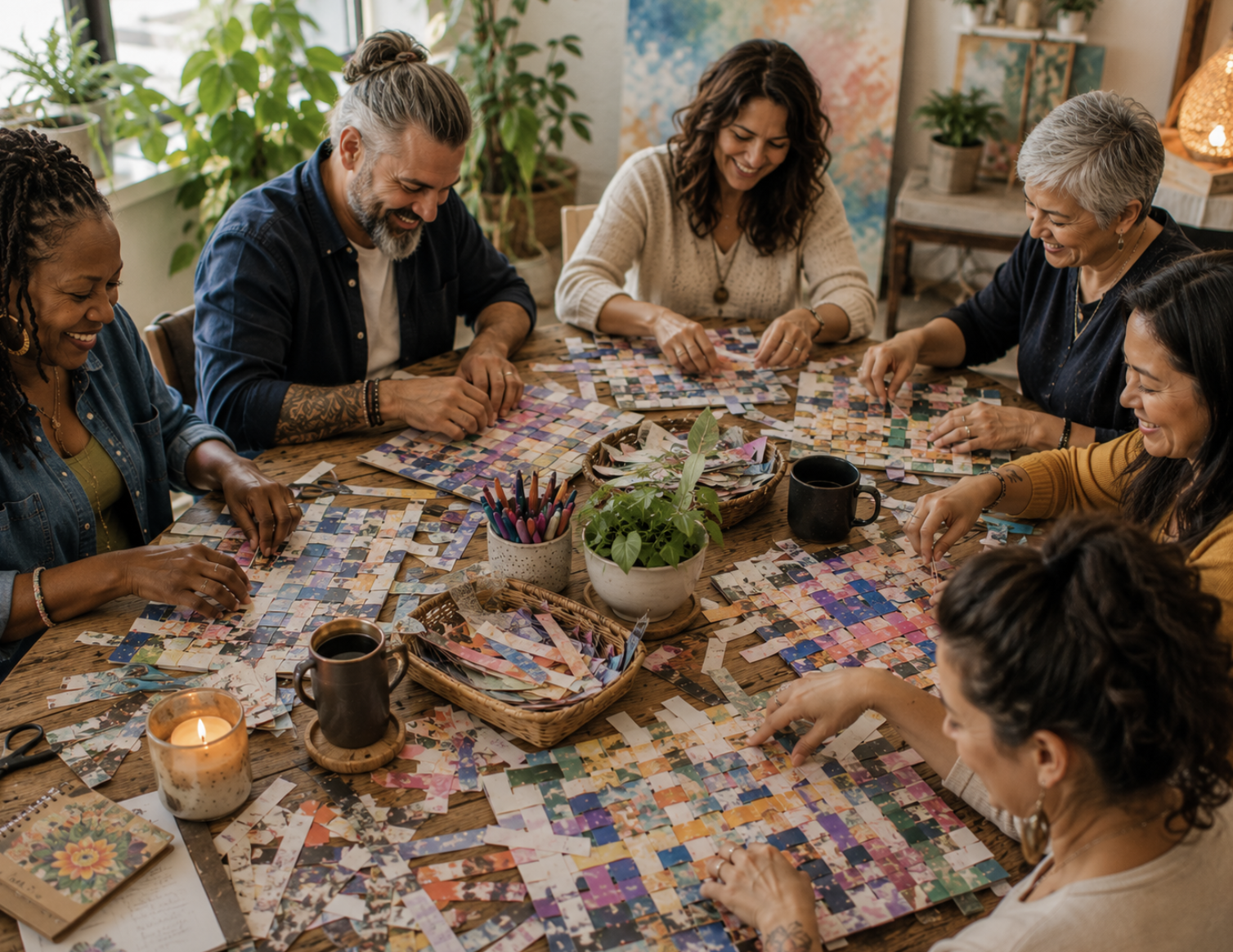 Adult Paper Weaving Workshop