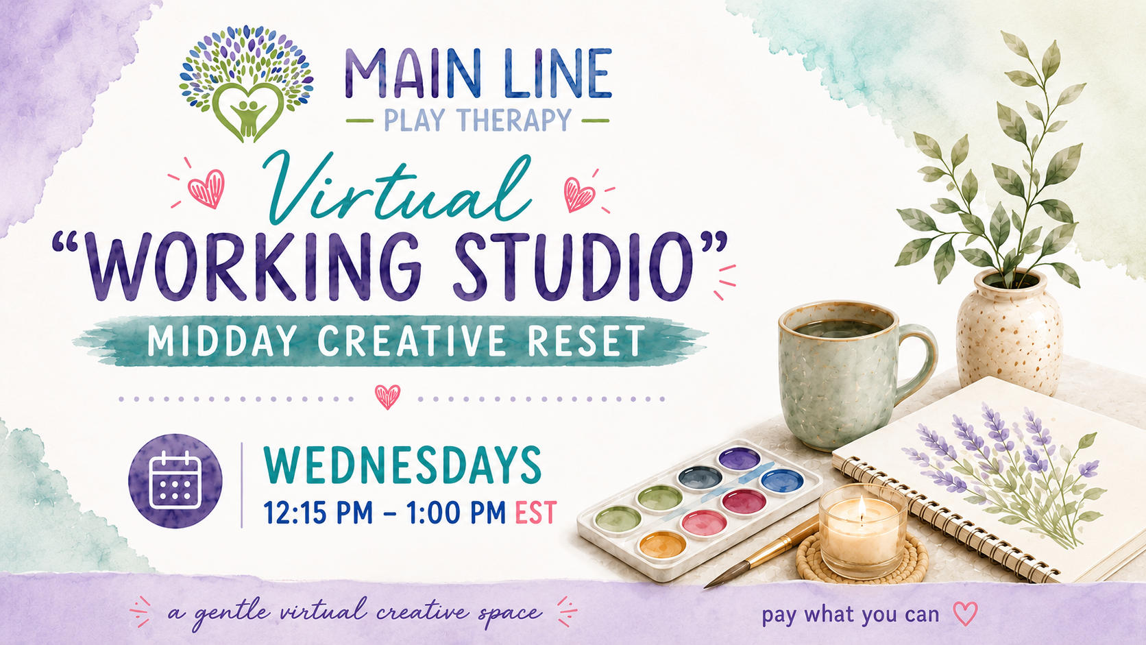 Virtual “Working Studio” | Midday Creative Reset