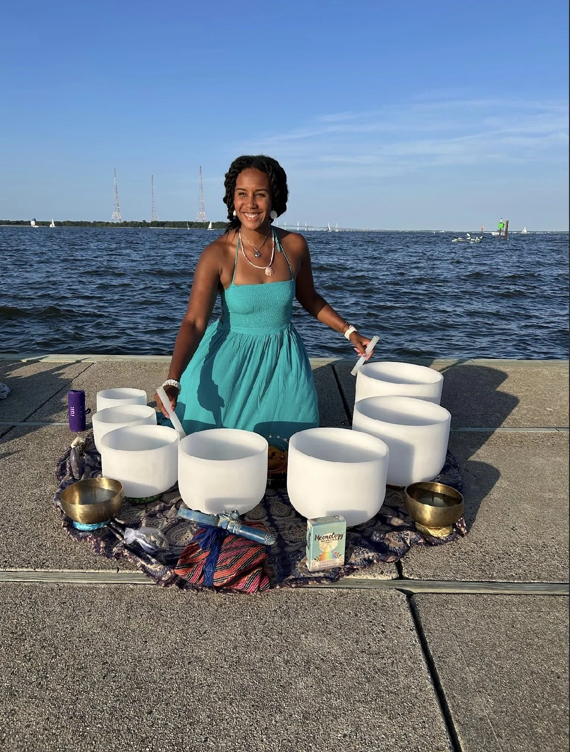 Sunrise Sound Healing On The Chesapeake Bay with Mia Moon