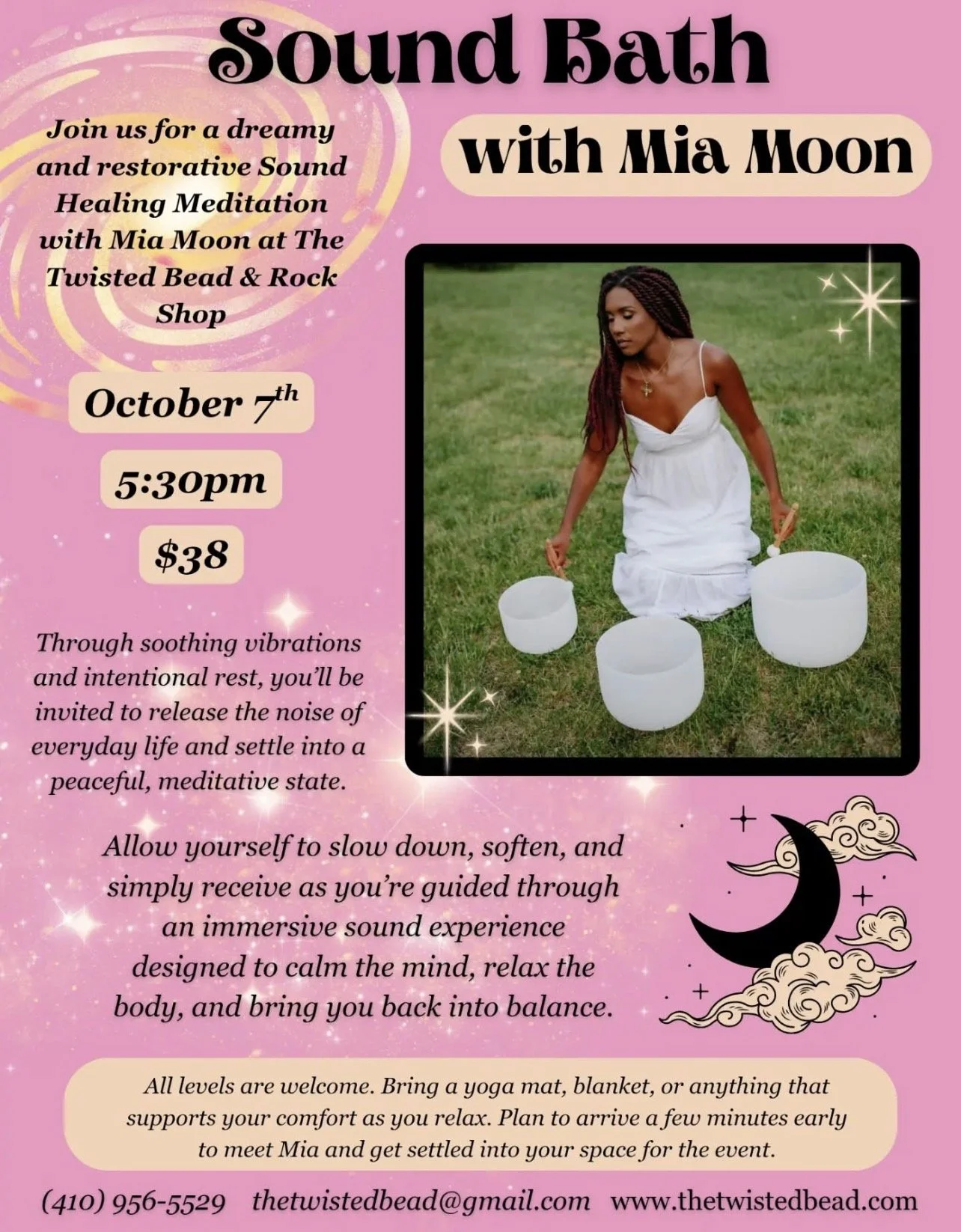 Sound Bath with Mia Moon