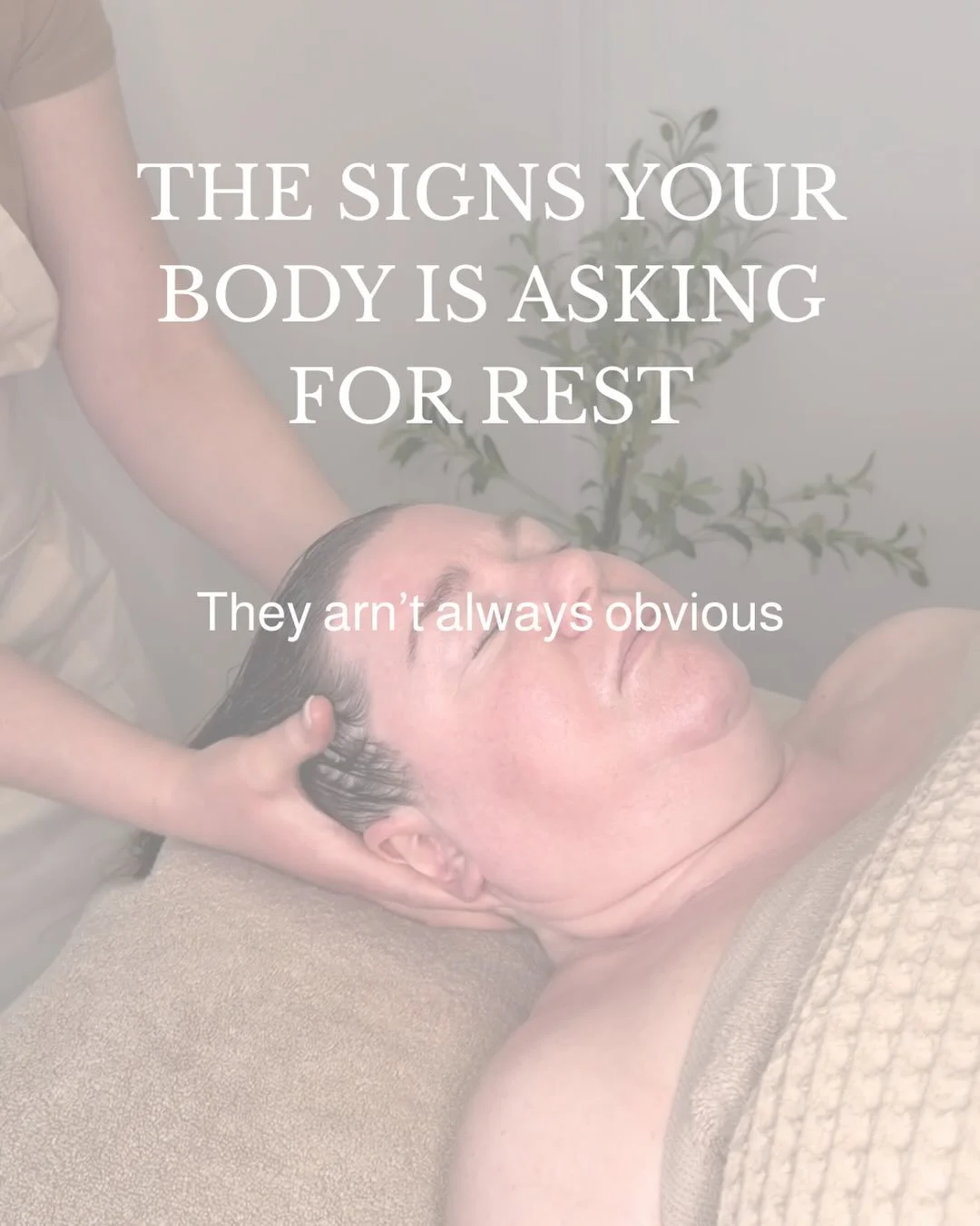 The signs our body is asking for rest aren&rsquo;t always loud.

Sometimes they show up quietly.

You feel tired, even after sleeping.

Your mind struggles to switch off.

Your jaw feels tight.

Your shoulders seem permanently tense.

Your skin sudde