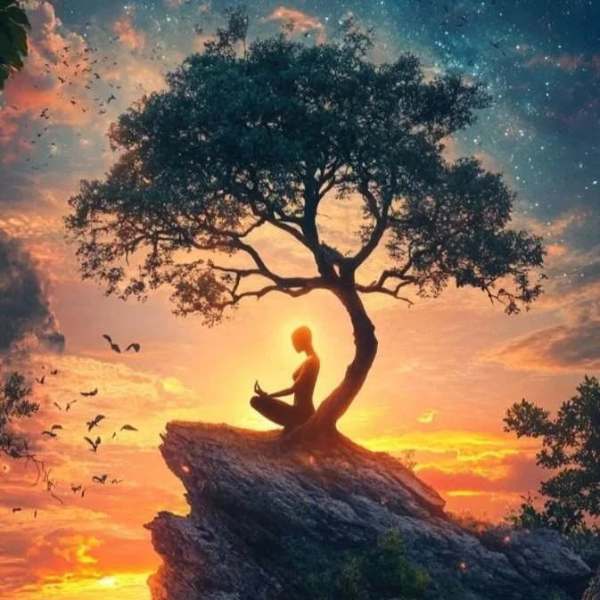 White computer cursor icon inside a decorative black badge or seal with scalloped edges.