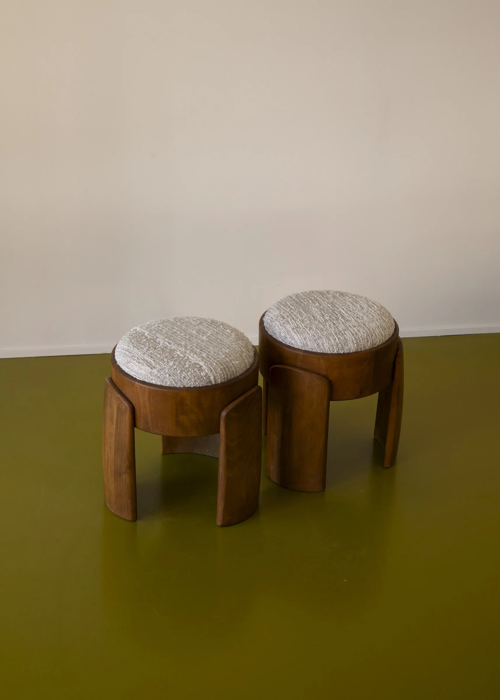 Pair of Wooden Stools