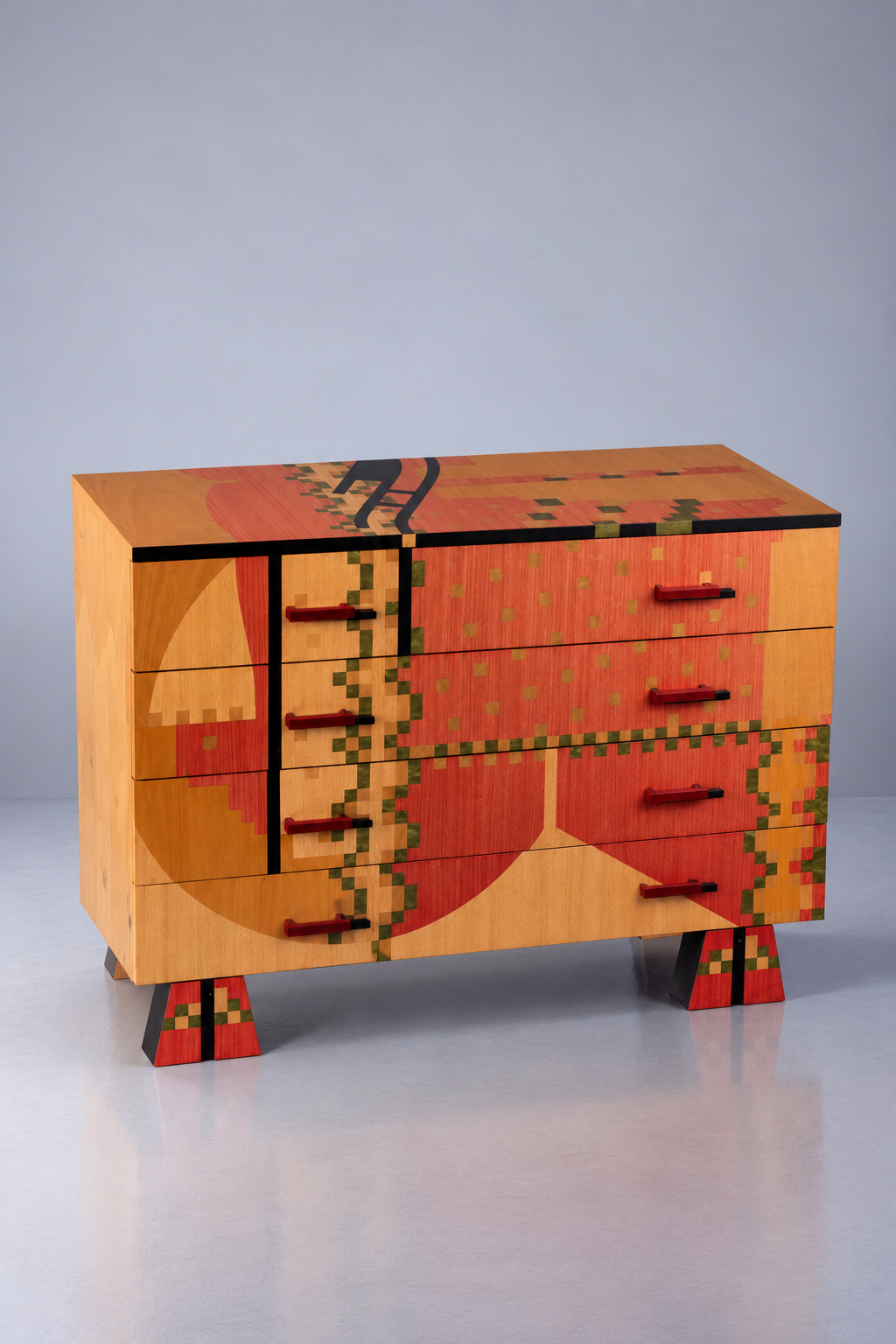 The "Calamobio" chest of drawers by Alessandro Mendini
