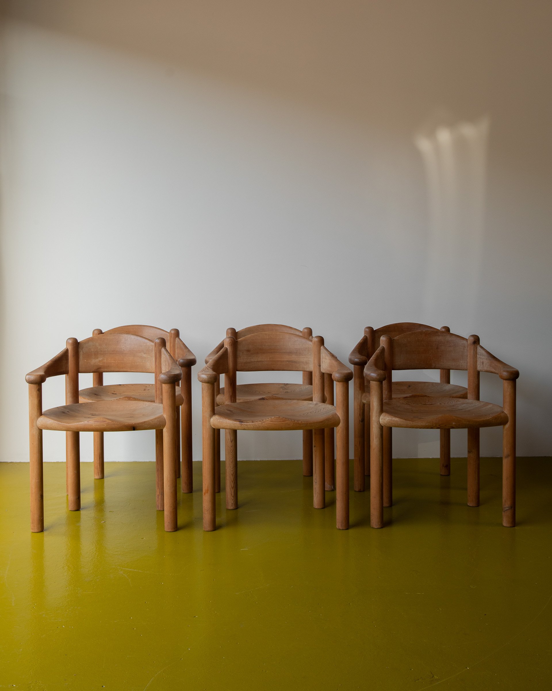 6X RAINER DAUMULLER CHAIRS