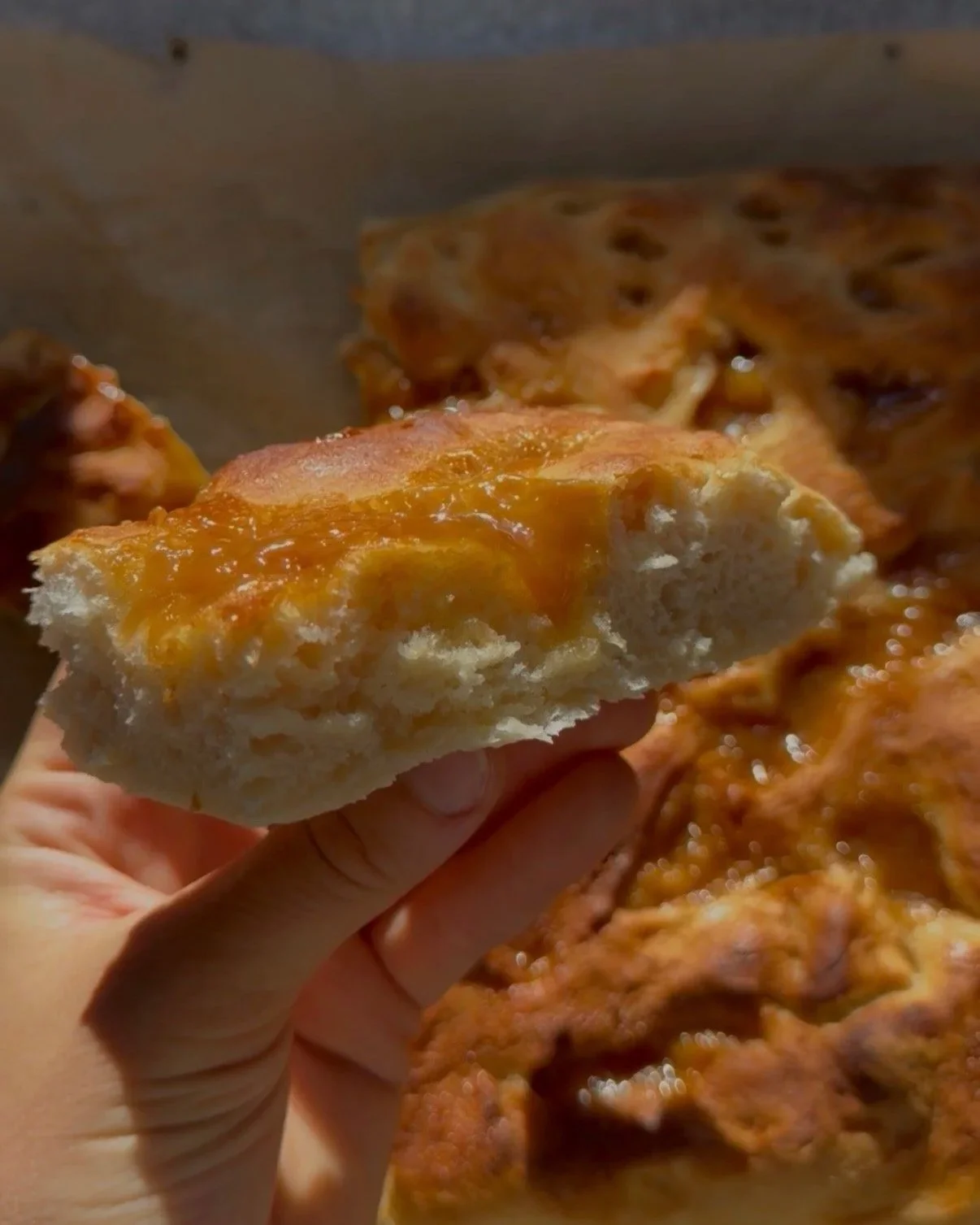 Maple + Butter Sourdough Focaccia