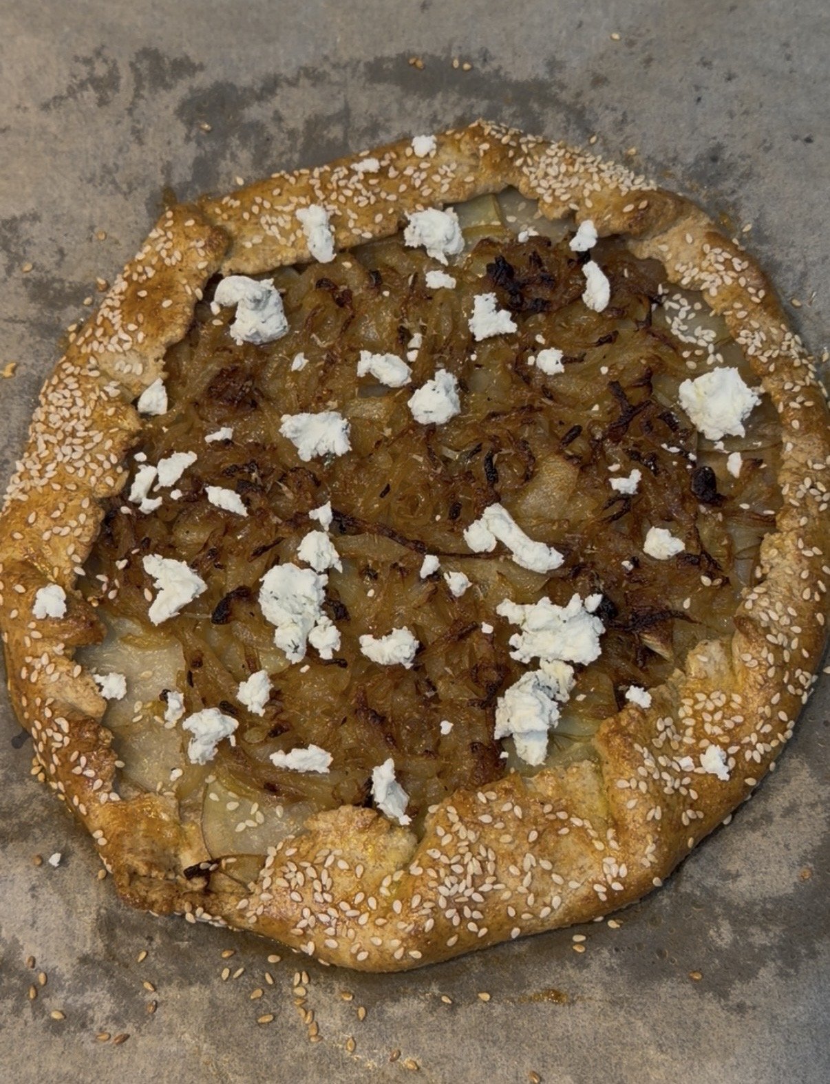 Caramelised Onion + Potato Galette