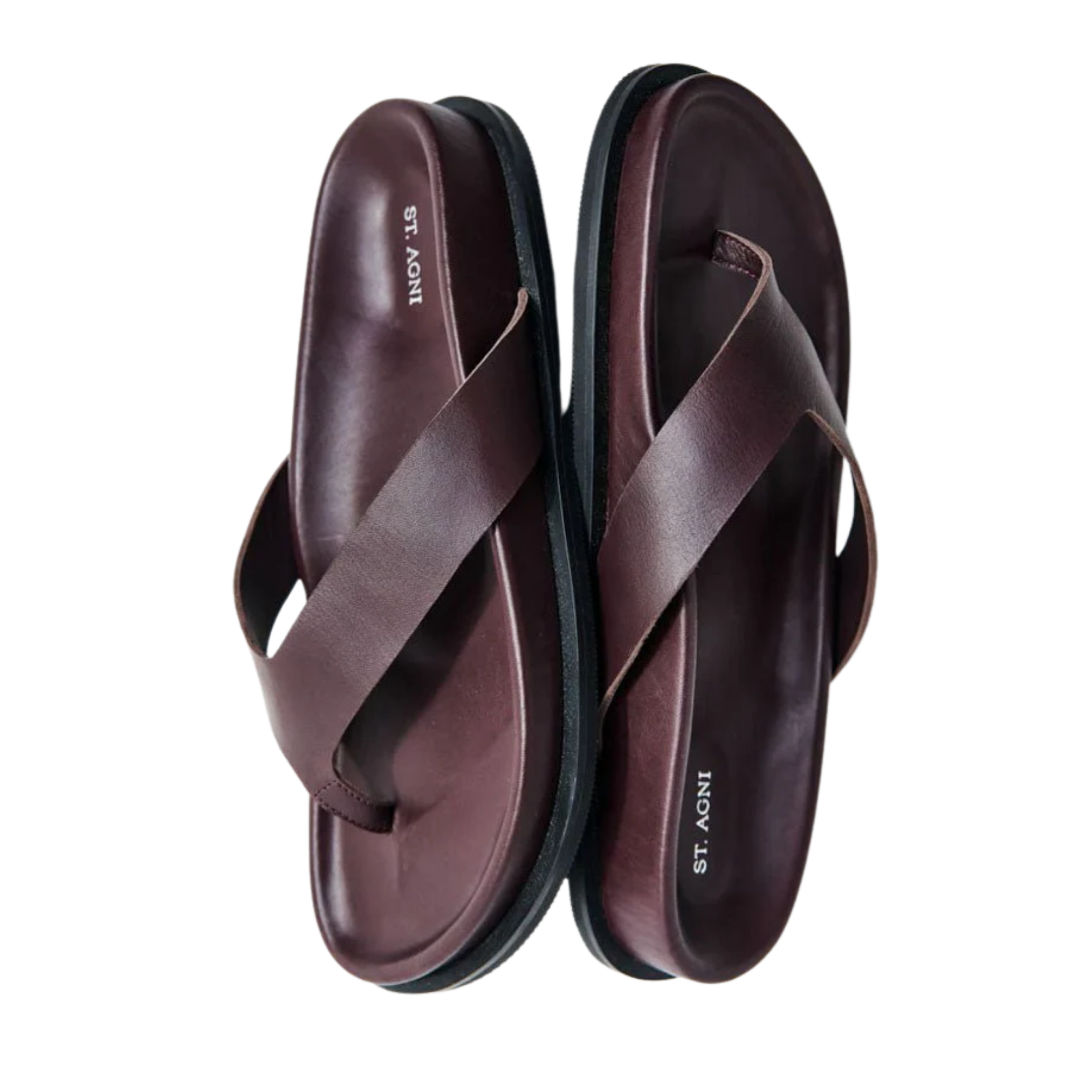 ST AGNI - Thong Slide Bordeaux