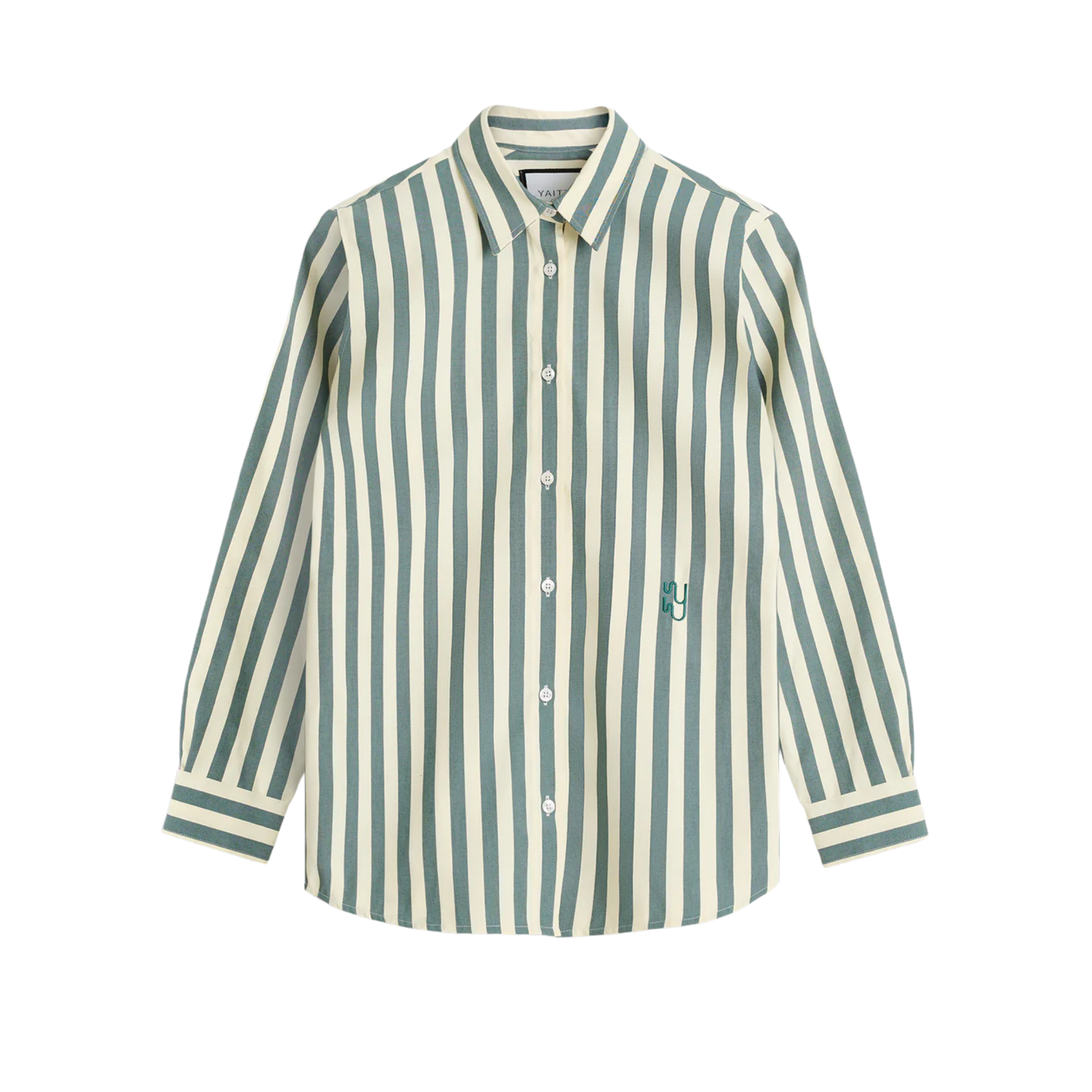 YAITTE - Buoy Green Striped Shirt
