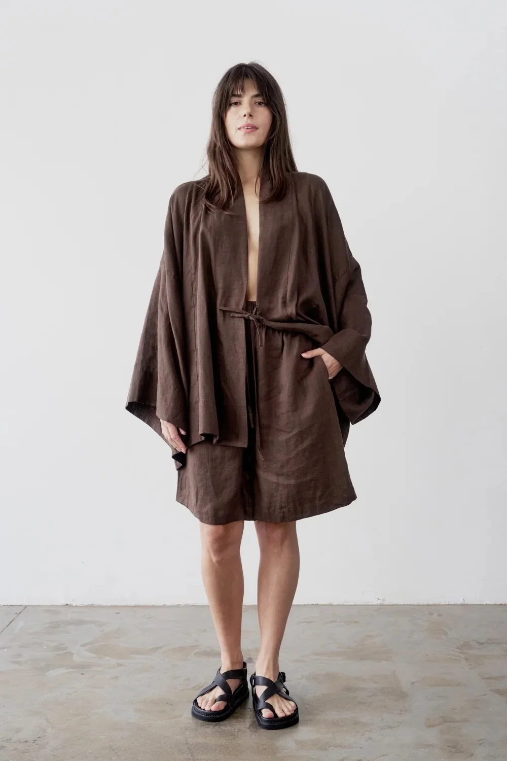 UNIKSPACE - Anya Linen Kimono 