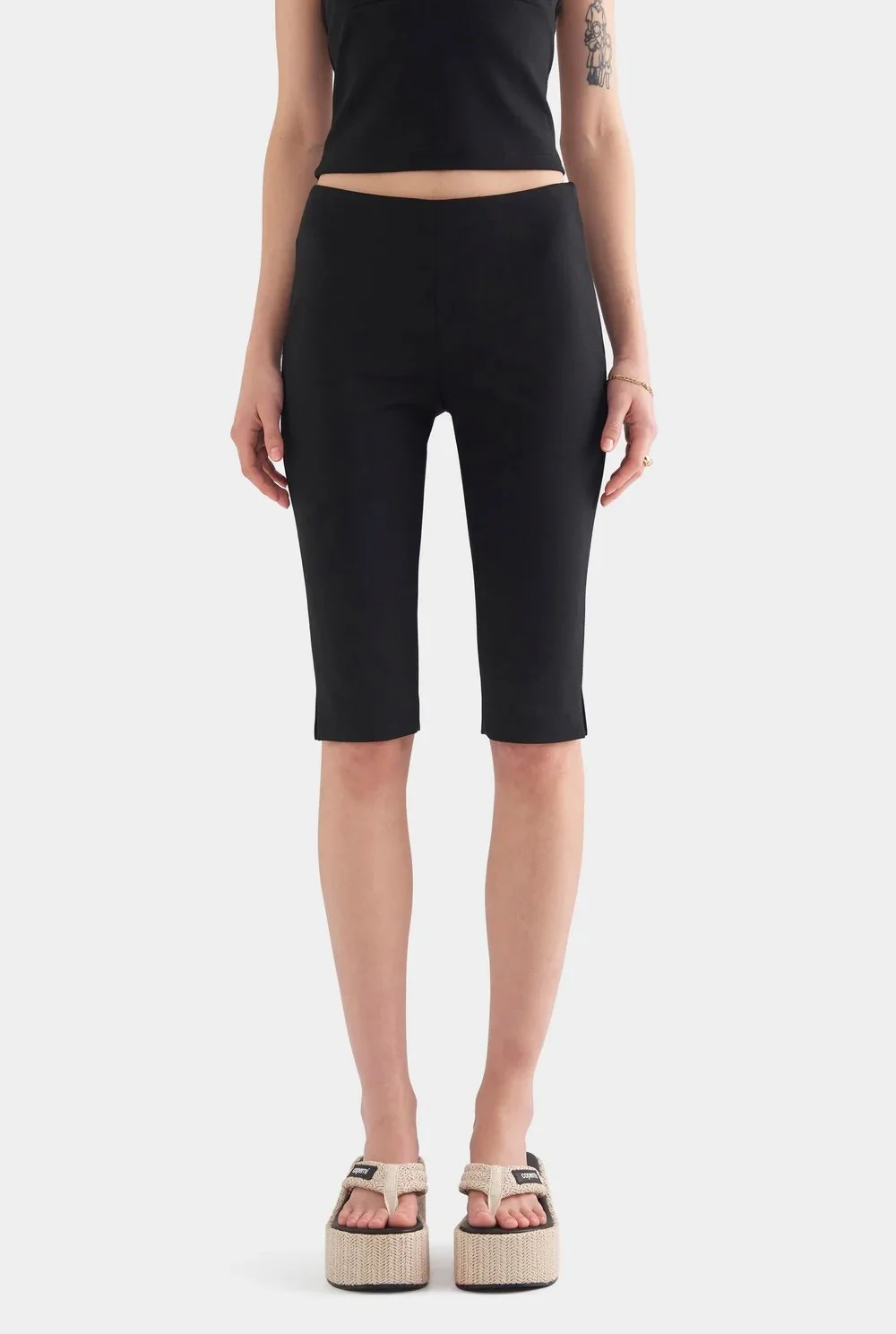 VENROY - Stretch Wool Capri