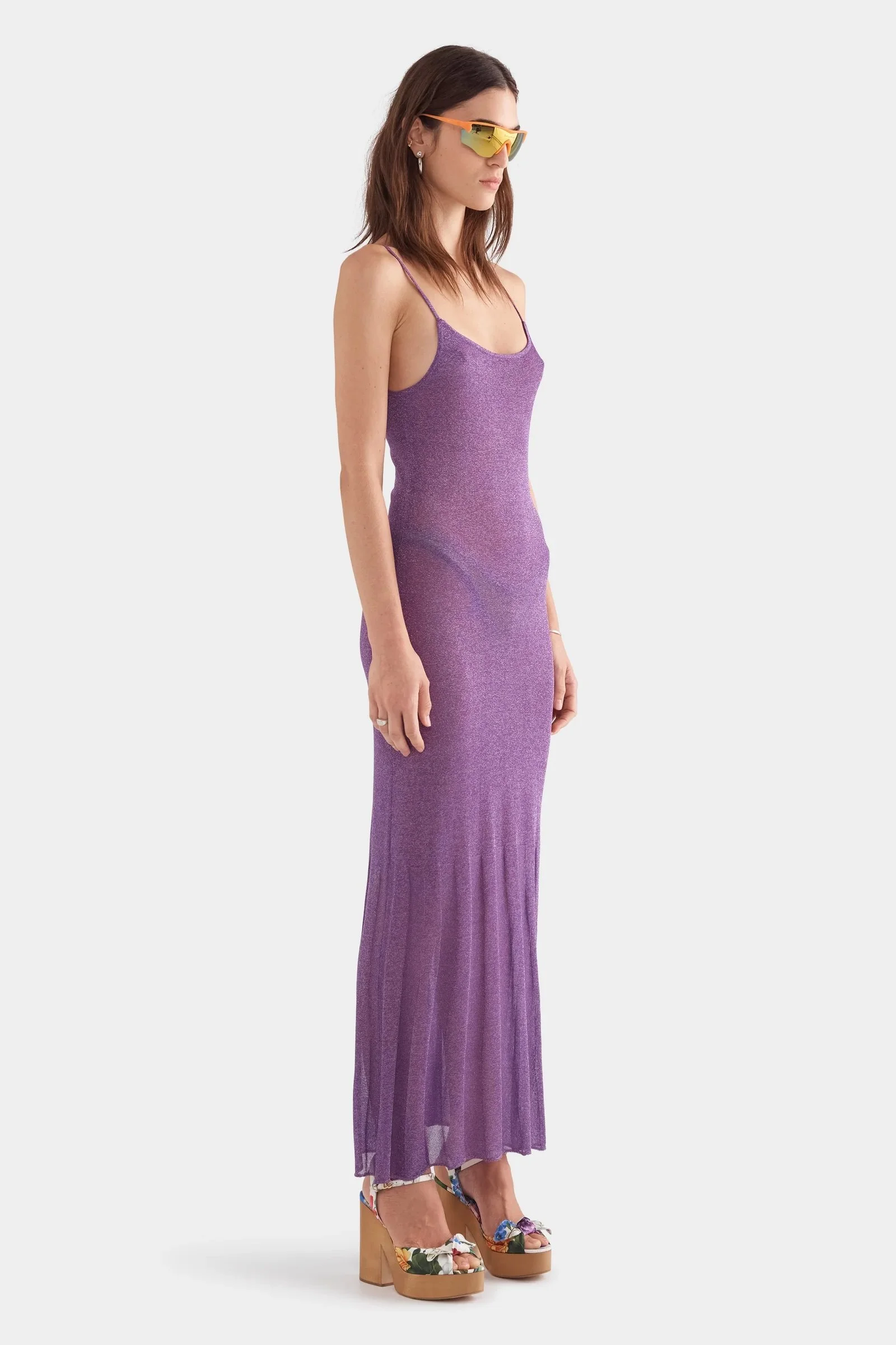 VENROY - Lurex Maxi Purple