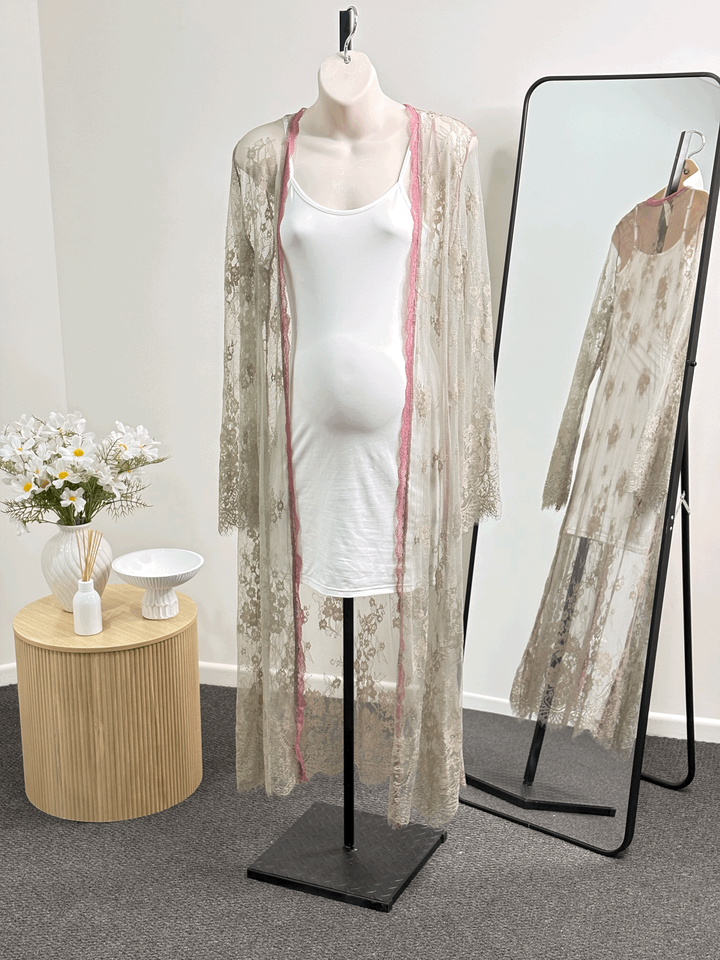 Cotton On Body Sheer Green Kimono