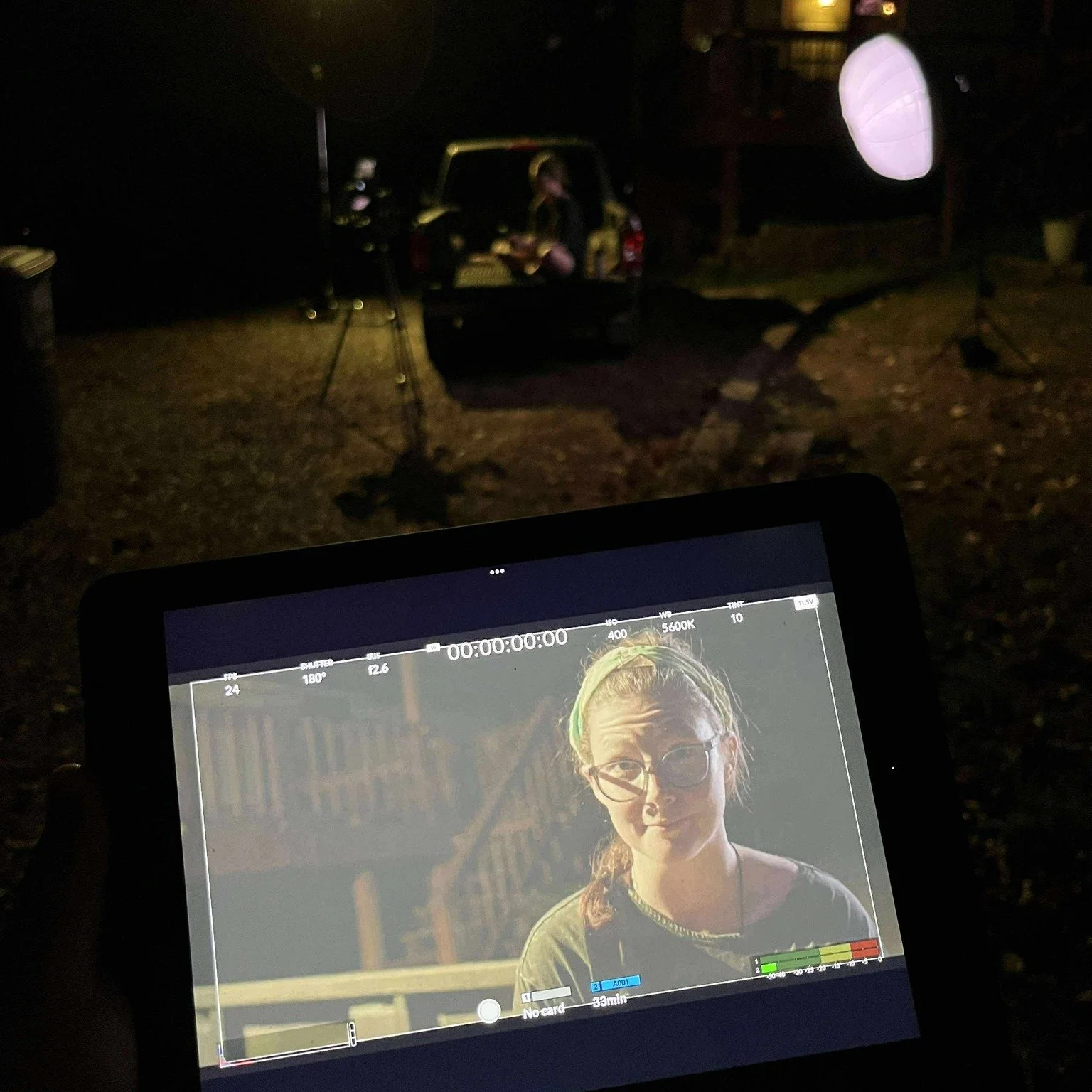 A BTS look at our lighting test featuring @coraisabel_may 

 #nashvilletn #filminginprogress #BTS #lightingdesigns #clarksvilletnlocal #production #behindthescenes #nashvillephotographers #productiondesign