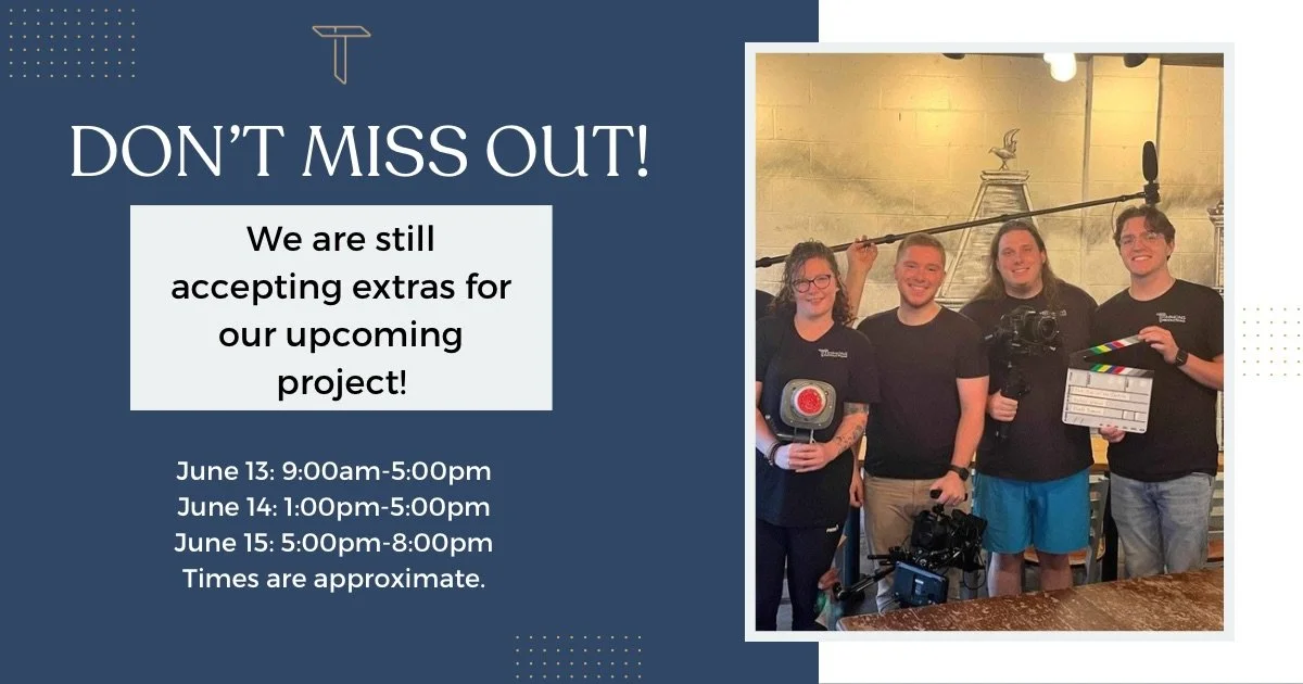 Don&rsquo;t miss out on being an extra for the Great Lakeview Bake-Off! Find more details and sign up on our website: https://www.timmonsproductions.com/extra

 #filminginprogress #film #clarksvillefilmmakers #clarksville #feature