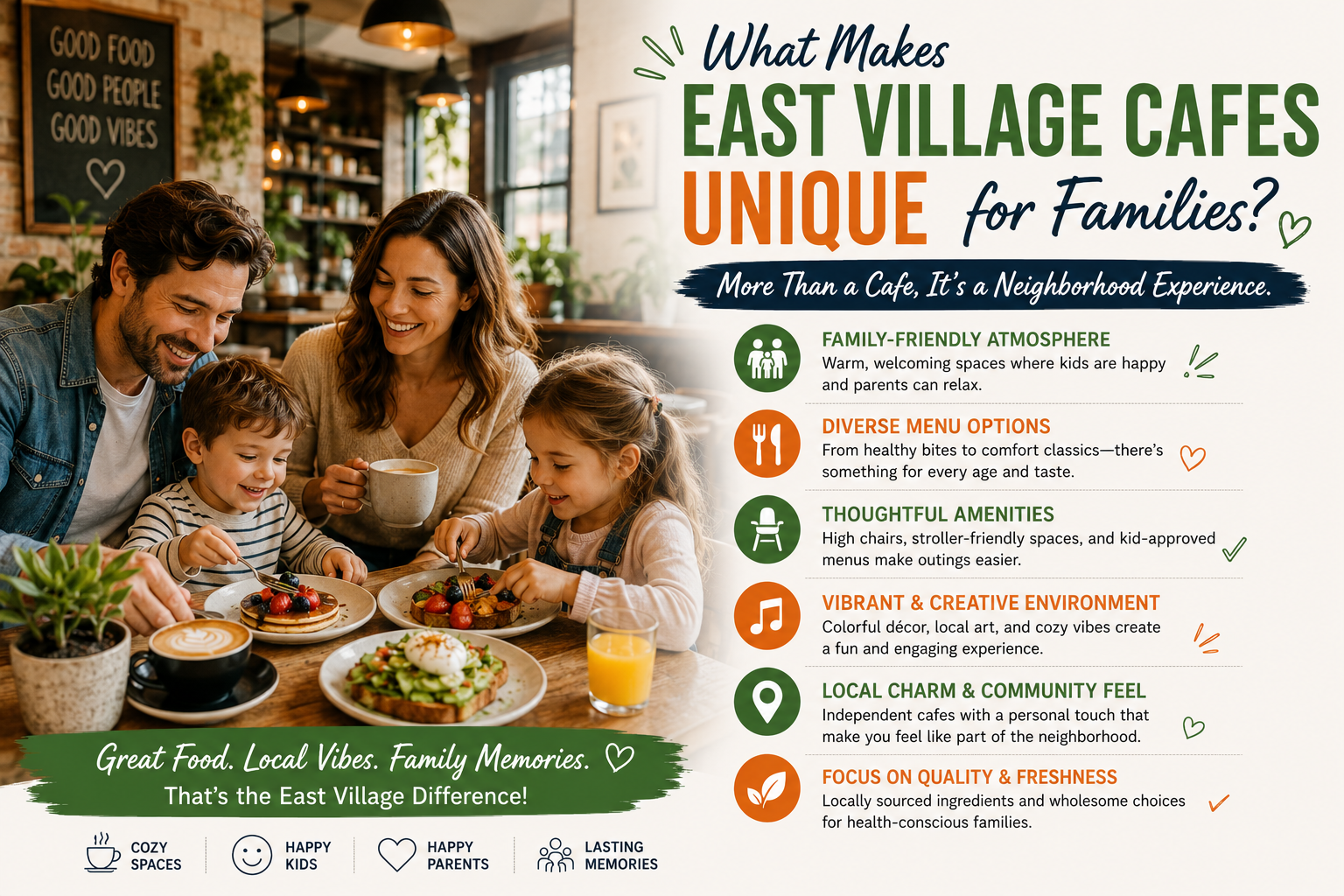 What Makes East Village Cafes Unique for Families?