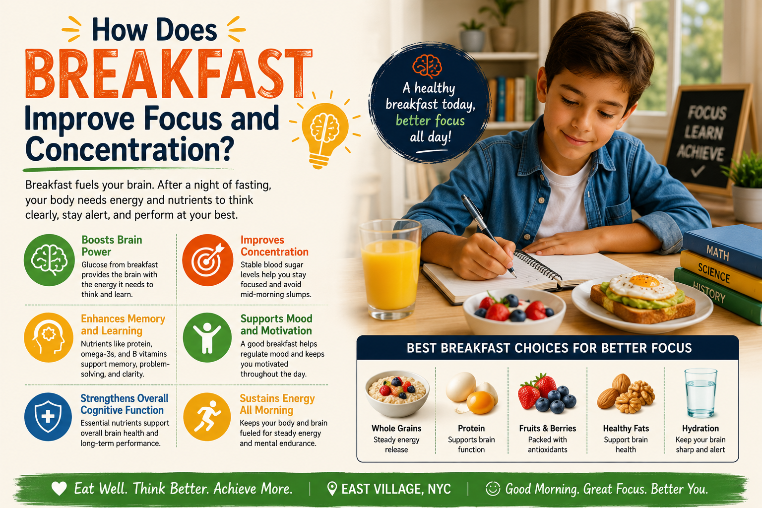 How Does Breakfast Improve Focus and Concentration?