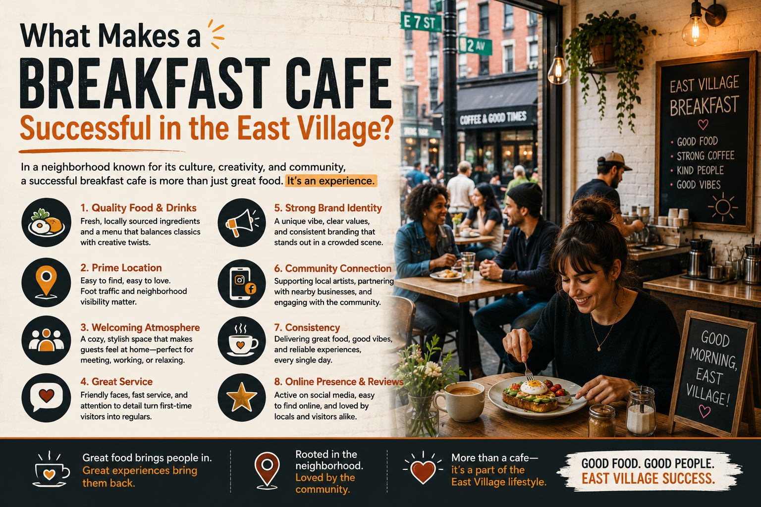 What Makes a Breakfast Cafe Successful in the East Village?