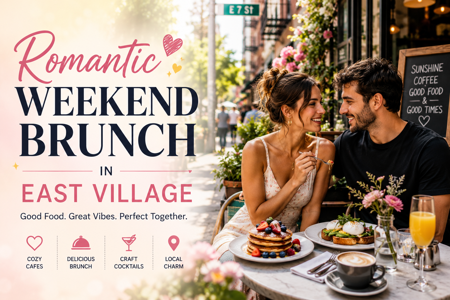 Romantic Weekend Brunch in East Village