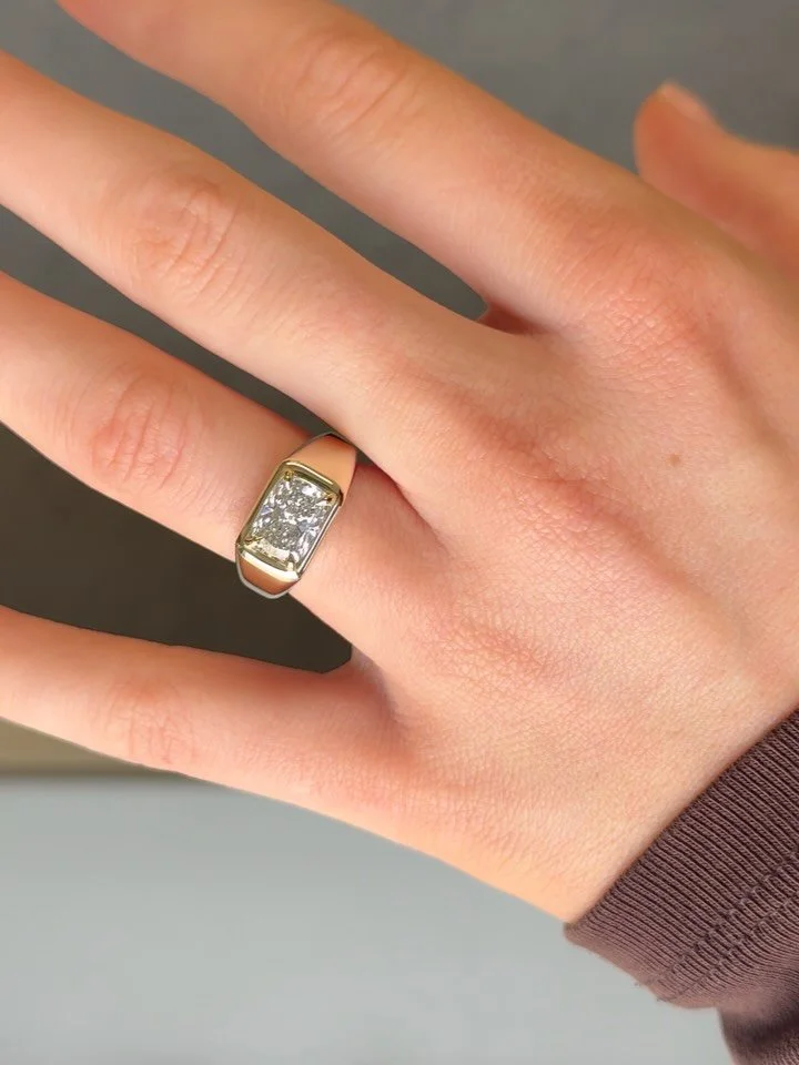 2ct engagement signet for Natasha 💘