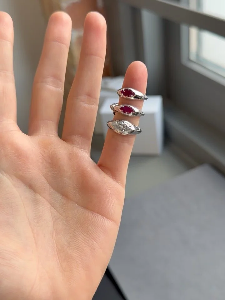 PLATINUM DIAMOND &amp; RUBIES 💘💘
