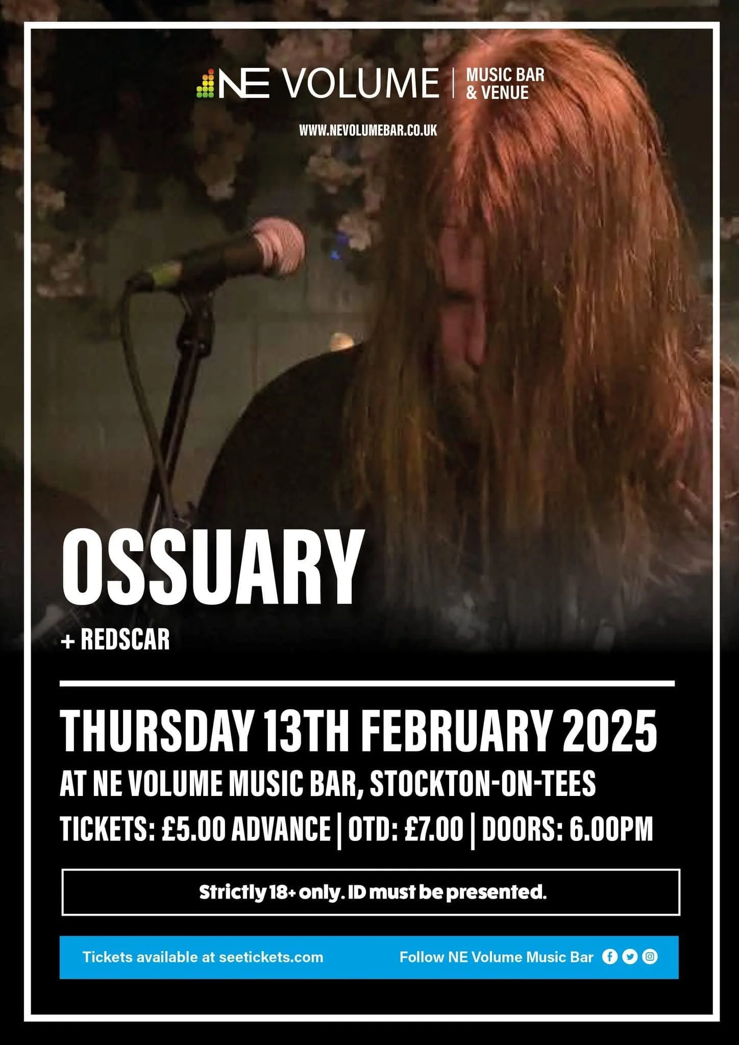 Redscar's First Show supporting Ossuary, their drummer later became our drummer.