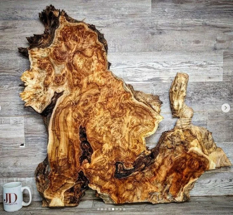 Cinnamon Burl Slab