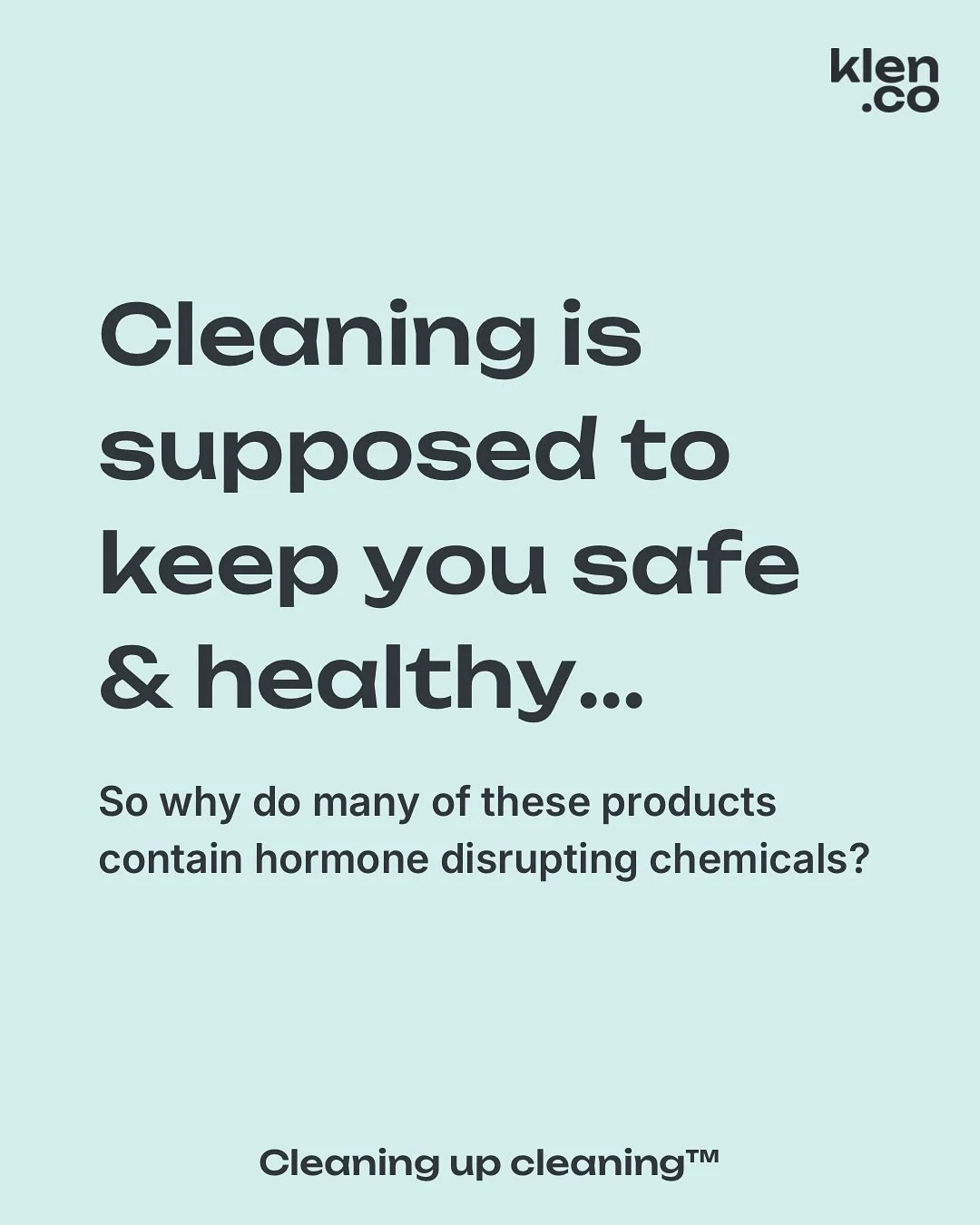 Hormone disruptors have no place in a healthy home, especially not in our cleaning products. 

#steamcleaning #chemicalfree #harmfulchemicals #cleaningproducts #chemicalfreehome